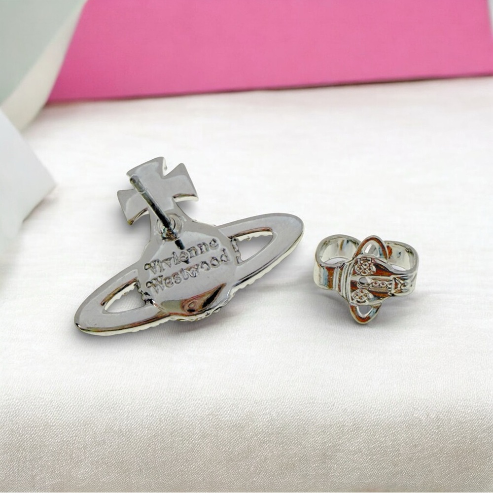 Vivienne Westwood Silver Earrings - Picture 5 of 6